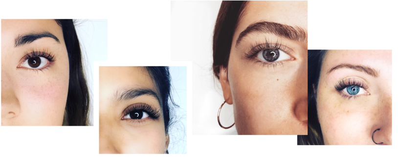 Lashes-01 (1000x324), Png Download