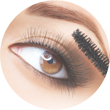 Brown-eyes - Disposable Eyelash Mascara Brushes/wands 50 Pack (355x356), Png Download