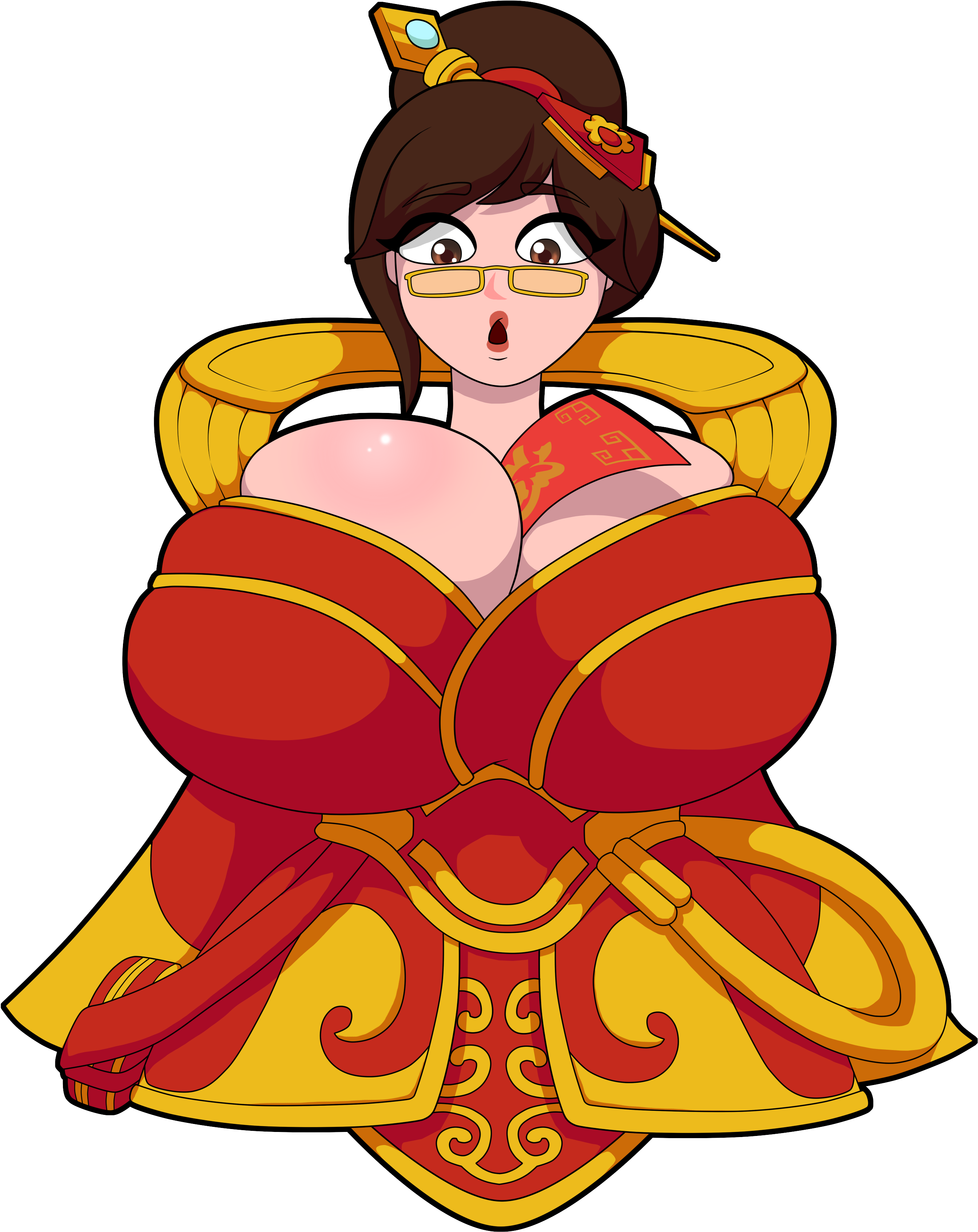 Year Of The Rooster - Year Of The Rooster Mei Porn (2929x3600), Png Download