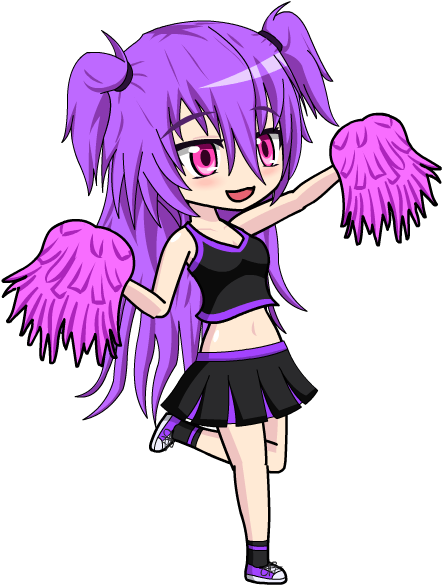 Cheery Mei - Gacha Anime (458x600), Png Download