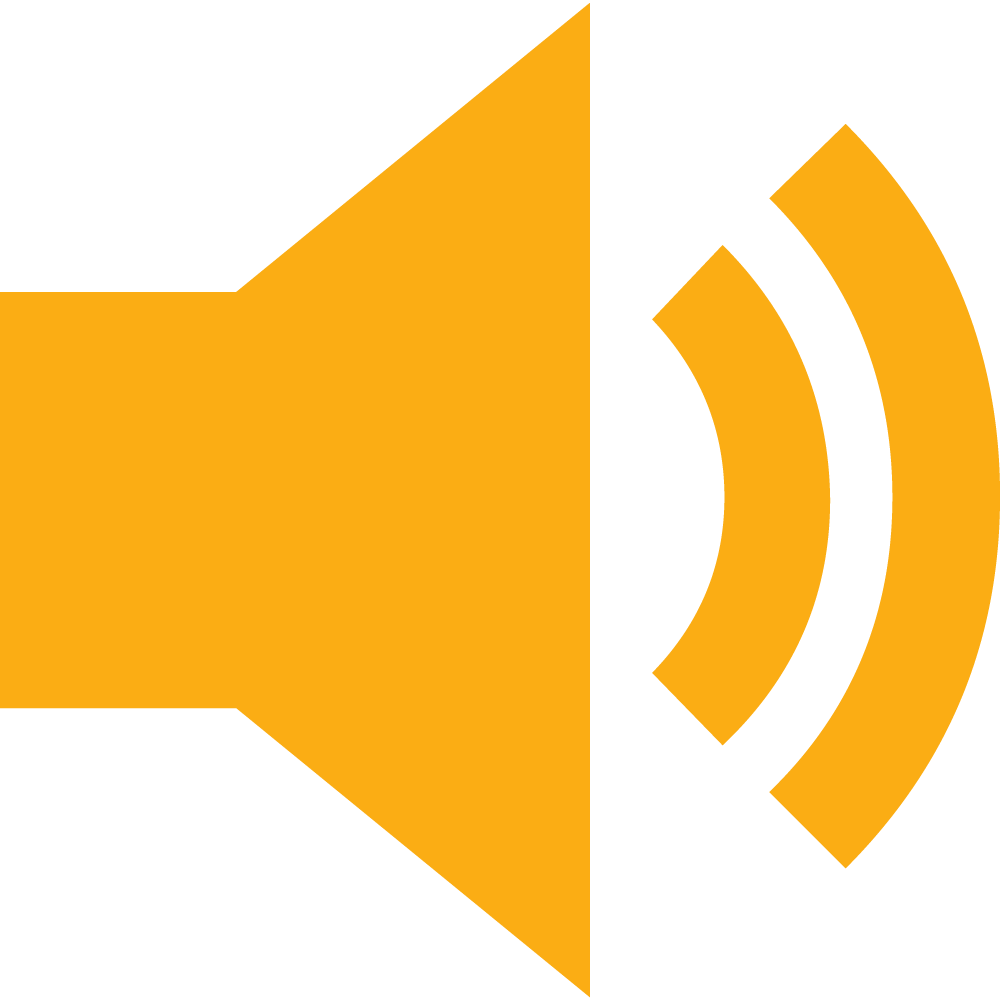 I Cannot Hear The Webinar On Mobile - Volume Icon Orange Png (1000x1000), Png Download