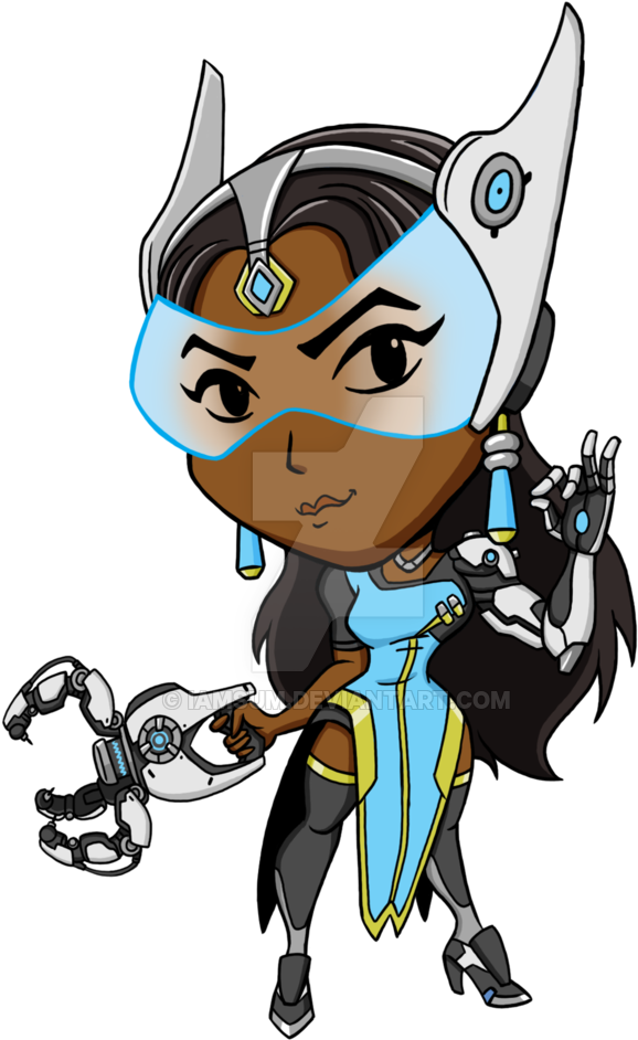 Svg Transparent Download Symmetra By Iamsum On Deviantart - Cartoon (1024x1024), Png Download