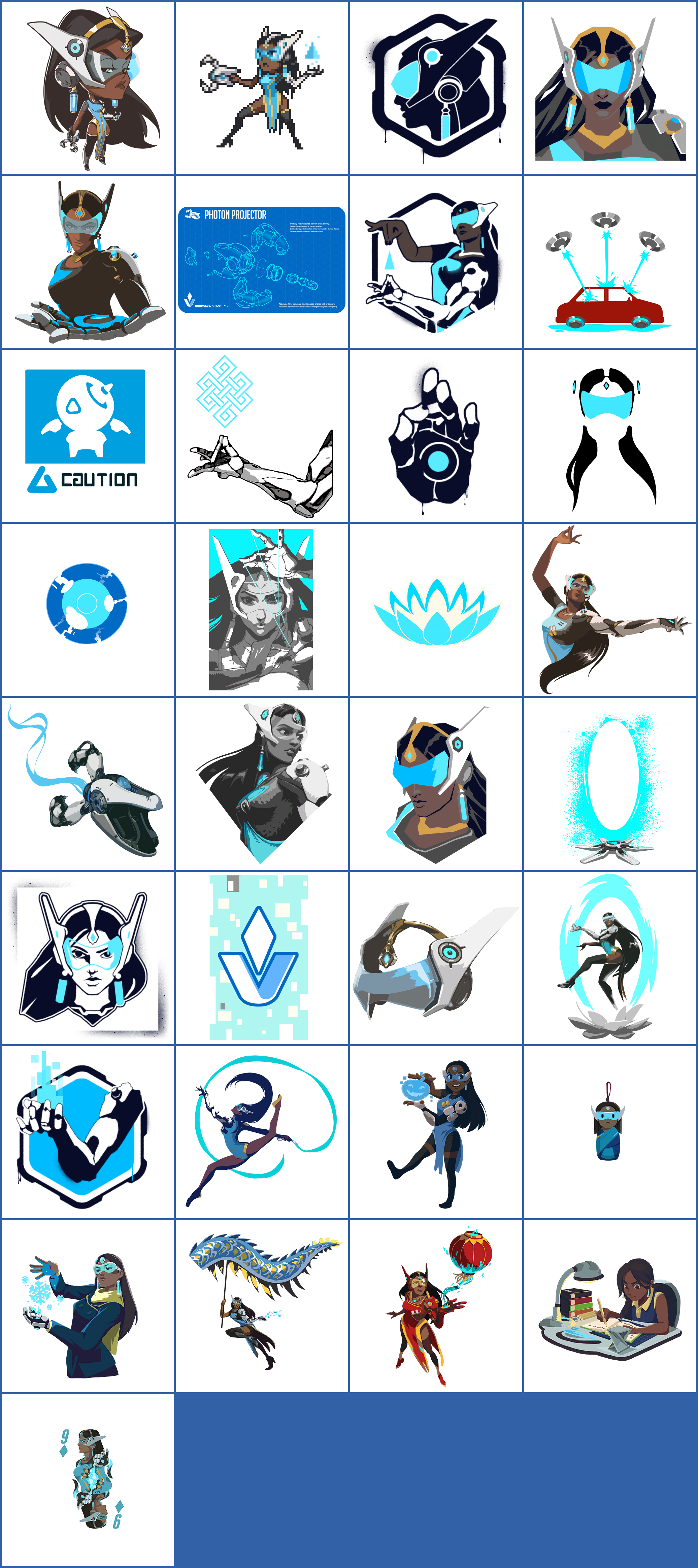 Click For Full Sized Image Symmetra - Symmetra (2073x4658), Png Download