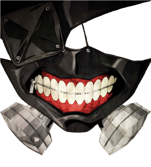Tokyo Ghoul Kaneki Mask Png (500x708), Png Download