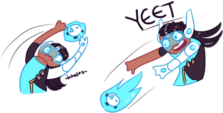 So The New Sym Update Amirite - Cartoon (500x332), Png Download