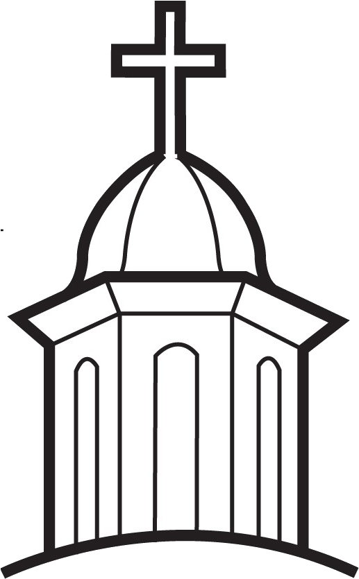 Church Tower Icon - Church (516x900), Png Download