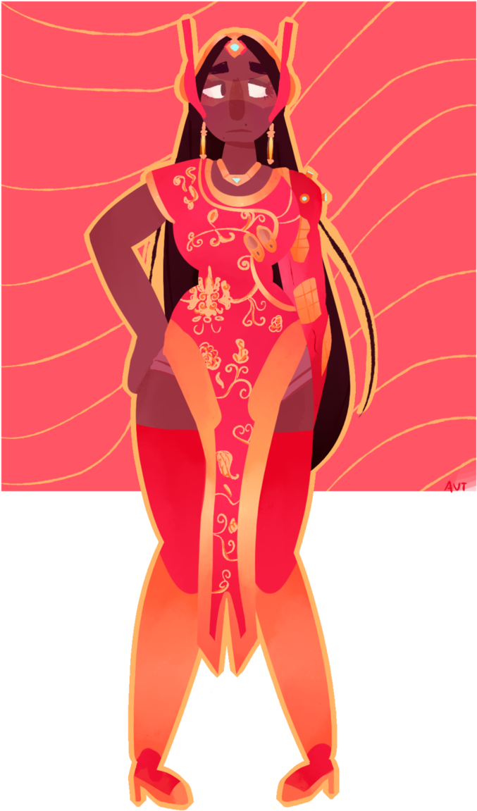 Symmetra By Https - Digital Art (688x1162), Png Download