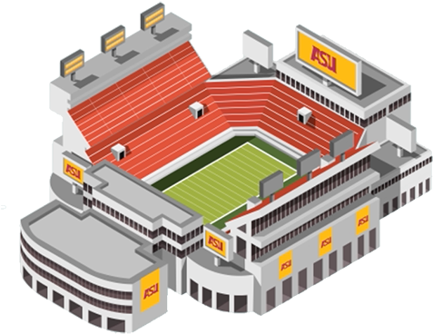 Stadium Sm - Stadium (500x433), Png Download