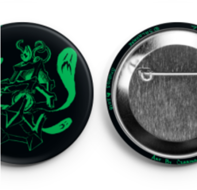 Thresh Lantern Button - Brapbox Screen Printing (400x400), Png Download