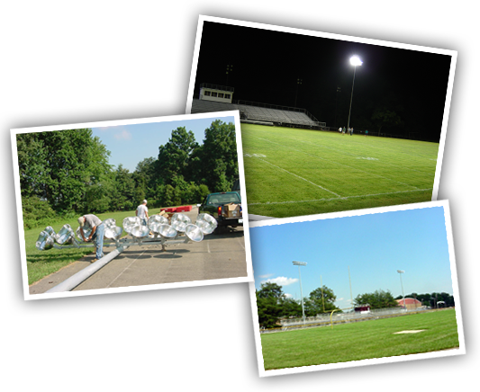 Sports Lighting - Stadium (533x436), Png Download