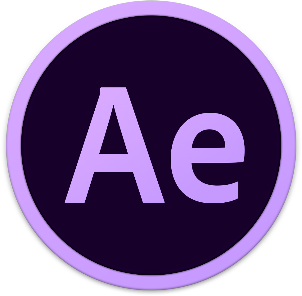 Adobe Ae Icon - After Effects Circle Icon (1024x1024), Png Download