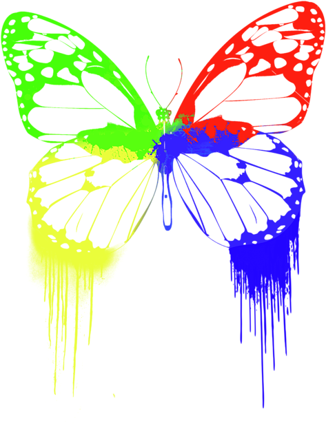 Click And Drag To Re-position The Image, If Desired - Butterfly (525x700), Png Download