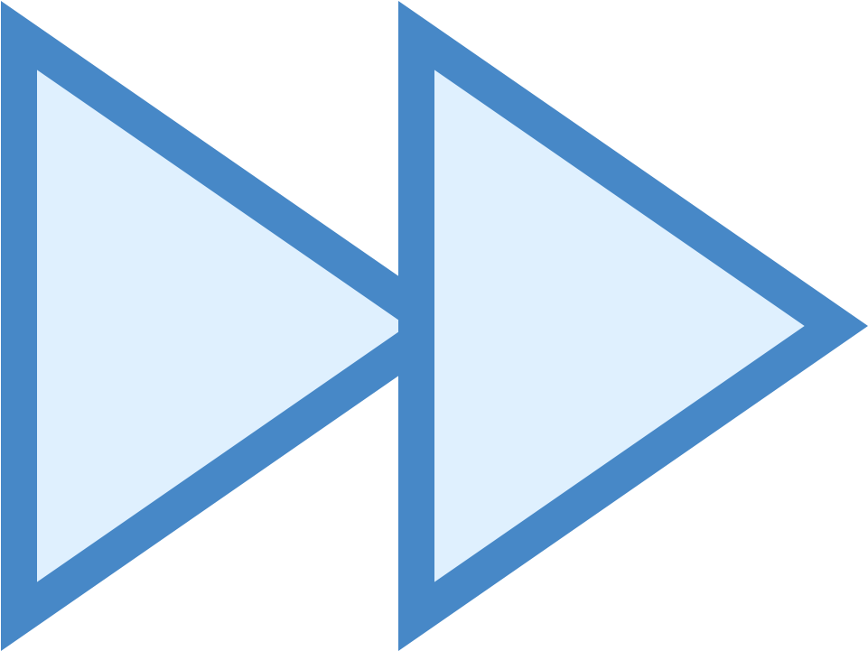 The Icon Shows A Button That Would Toggle A Video Player - Значок Перемотки Вперед Png (1600x1600), Png Download