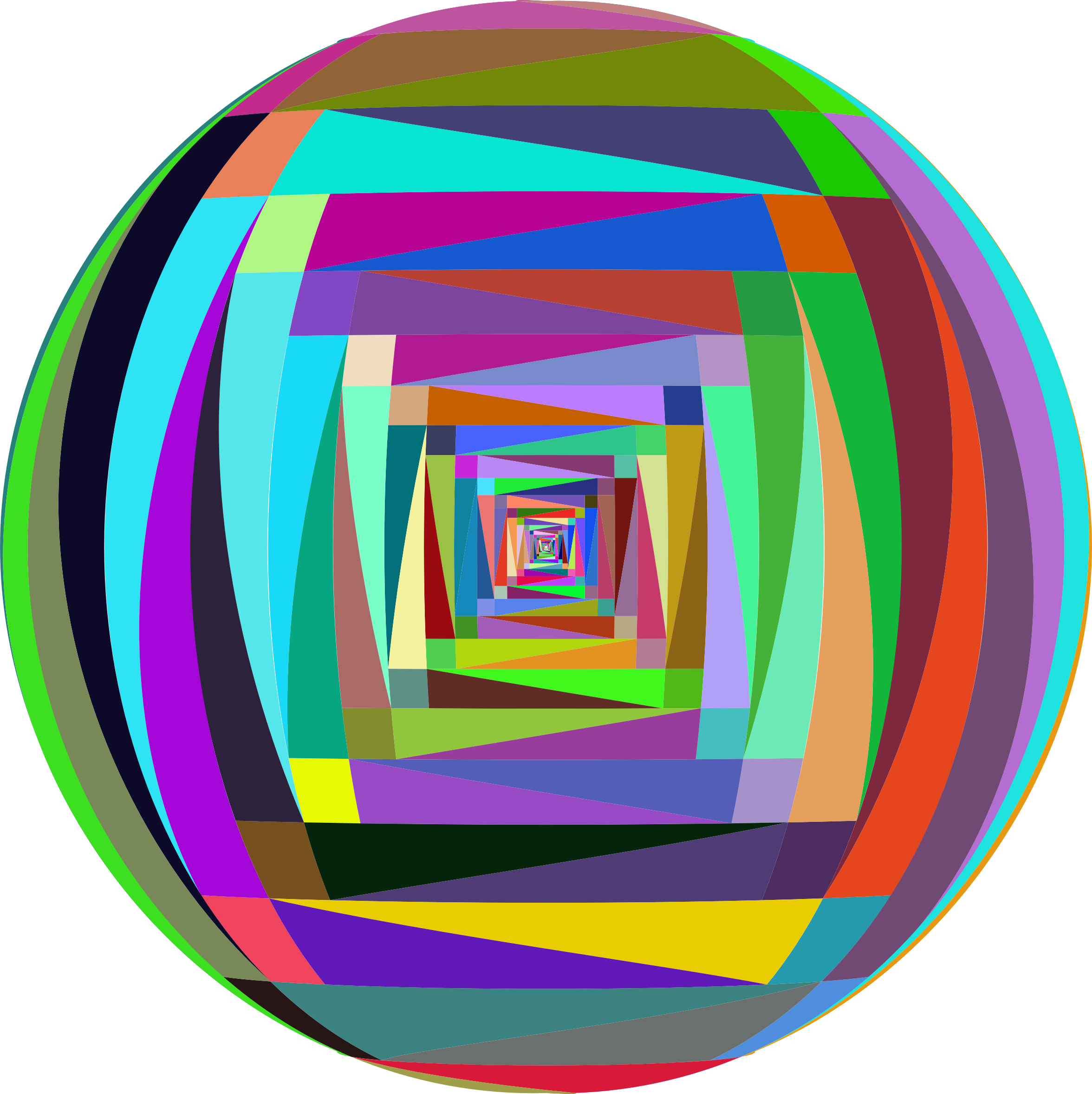 This Free Icons Png Design Of Abstract Polygonal Orb (2352x2356), Png Download