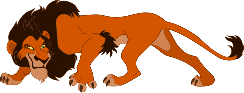 Lion King Scar Picture Black And White Techflourish - Lion King Clipart Scar (850x327), Png Download