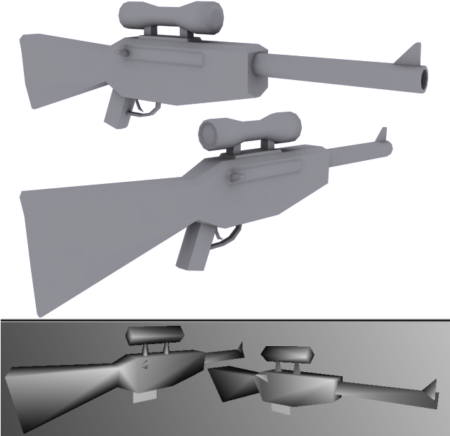 Report Rss Sniper Rifle Wip - Sniper Rifle (640x640), Png Download