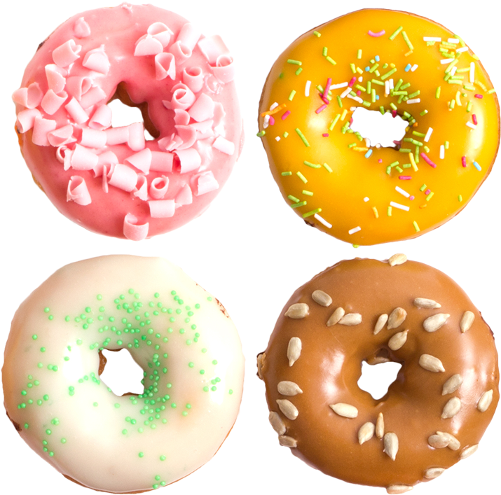 Doughnut Coffee Diet Drink Food Eating - Ruimi Donut Maker Cutter 6 Sides Roller Revolving Mold (730x730), Png Download