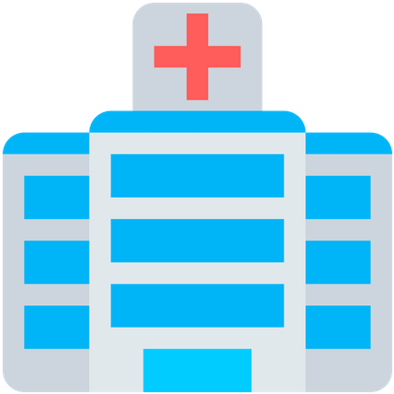 Hospital Icon - Hospital Emoji Png (500x500), Png Download