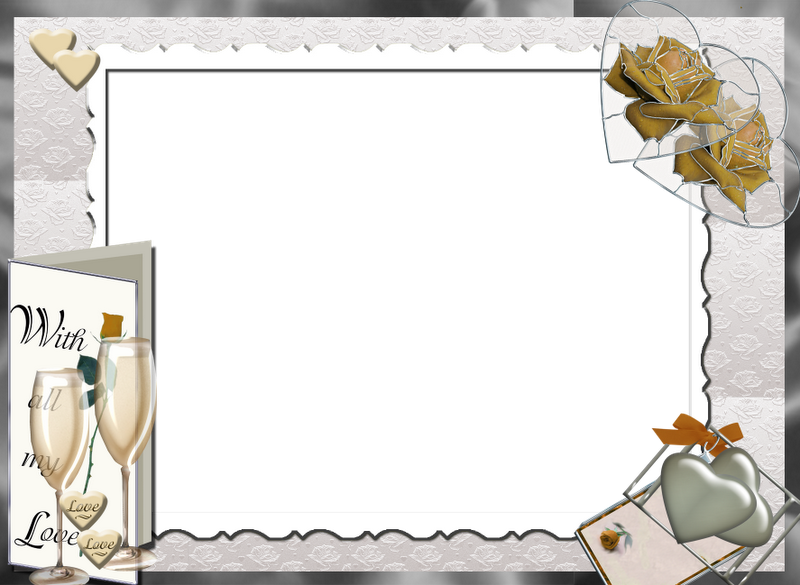 Casamento Molduras - Moldura Bodas De Casamento (500x366), Png Download