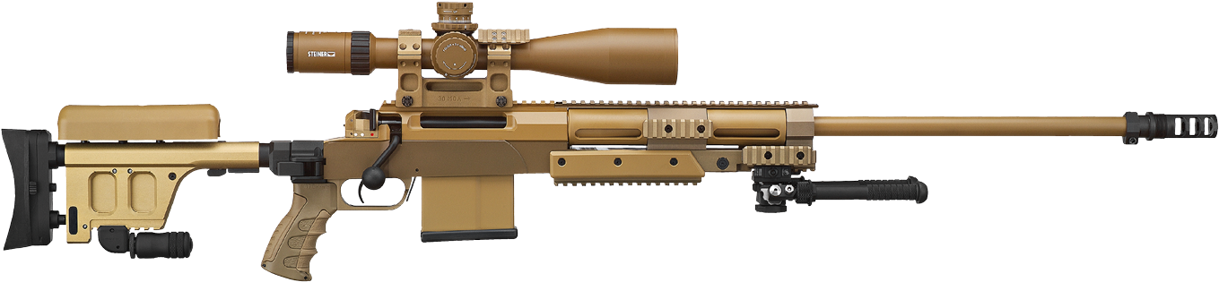 Haenel Rs9 - Haenel Rs9 Sniper Rifle (1500x482), Png Download