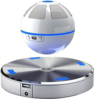 Ice Orb Floating - Floating Bluetooth Speaker (350x350), Png Download