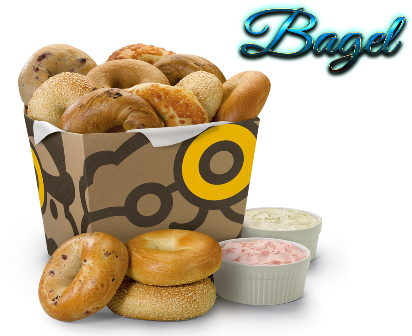 Bagel Transparent - Einstein Bagel Box (1331x1171), Png Download