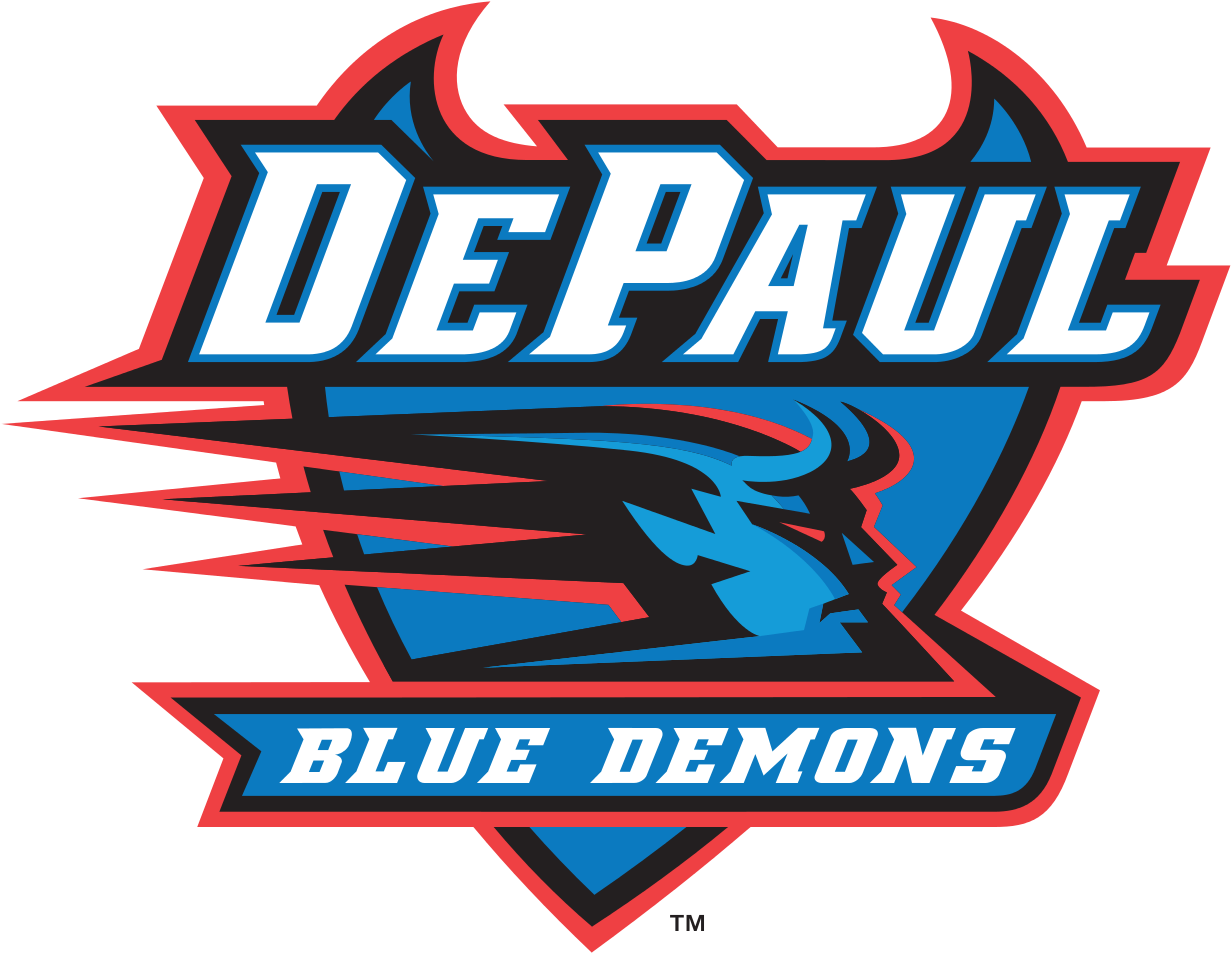 Depaul University Logo - Depaul Blue Demons Logo Transparent (1280x998), Png Download