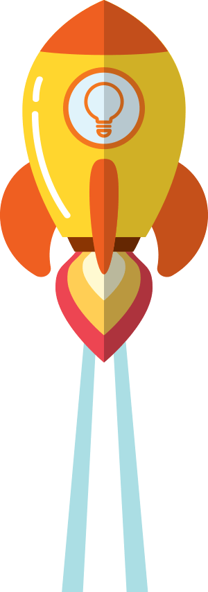 Rocket - Rocket Png Animated (300x854), Png Download