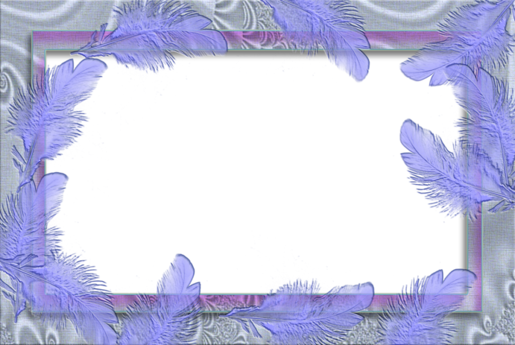 Purple Border Frame Png Photo - Purple Frames Png (1024x687), Png Download