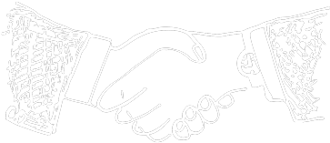 Sketch Of Two Handdrawn Hands That Are Shaking In Agreement - Tremor (396x396), Png Download