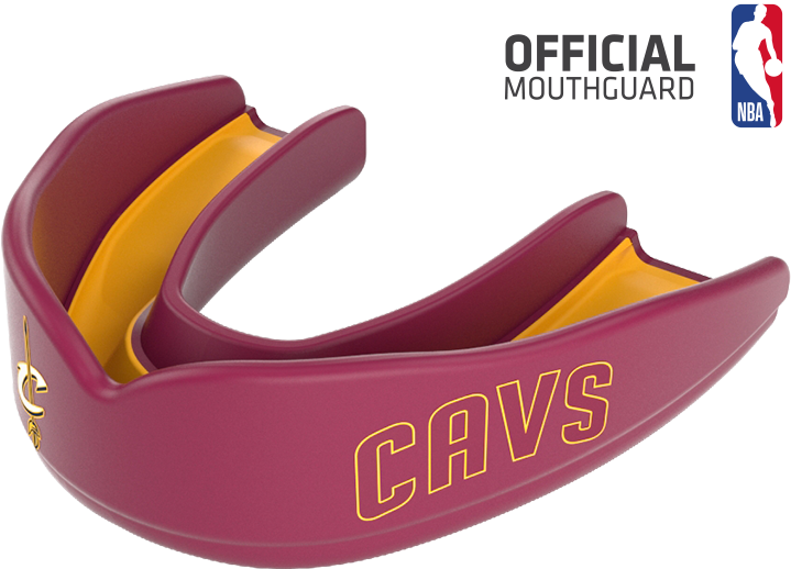 Cleveland Cavaliers Nba Basketball Mouthguard - Golden State Warriors Mouthpiece (1000x1000), Png Download