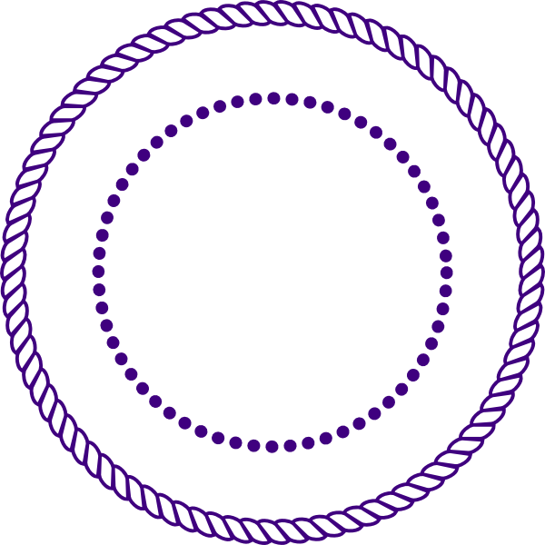 Dark - Round Border Clipart (600x600), Png Download
