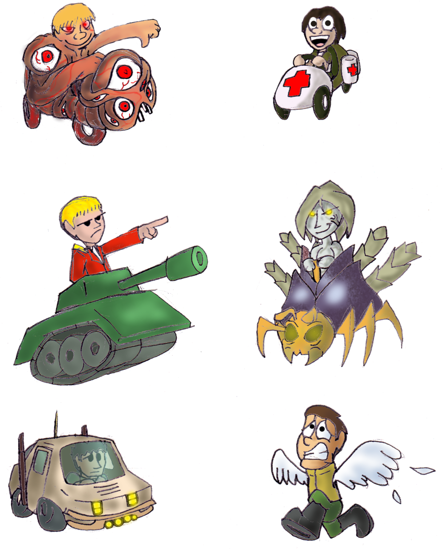 Resident Evil - Resident Evil Kart Racer (900x1116), Png Download