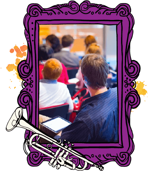 Purple-frame - Purple (855x651), Png Download