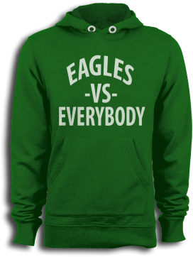 Eagles Vs Everybody Shirt - Game On Football Unisex Hoodie (400x400), Png Download