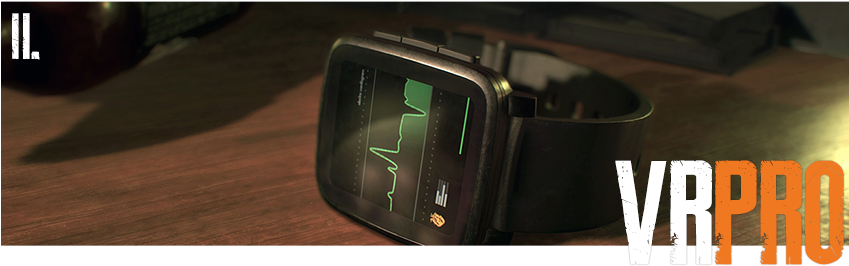Re7 Is Compatible With The Playstation Vr - Re7 Not A Hero Trailer (848x309), Png Download