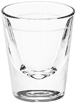 1 2 Shot Glass (500x500), Png Download