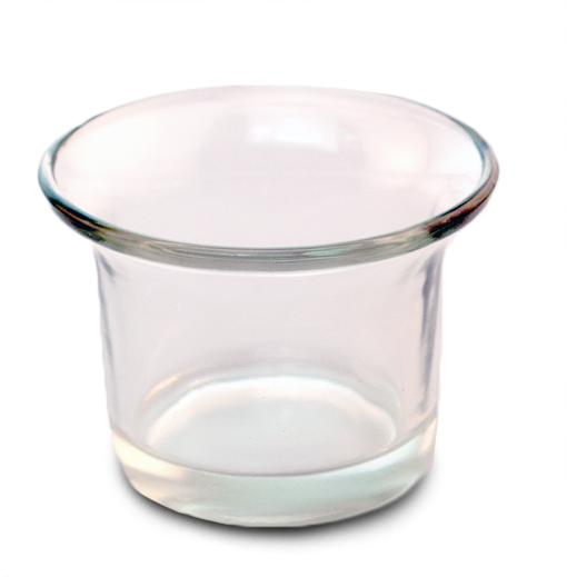 Small Glass Votive Holder - Egg Cup (1200x600), Png Download
