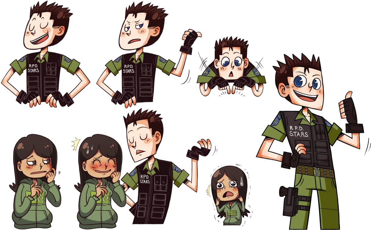 Art From My "ask Chris Redfield Blog" On Tumblr - Chris Redfield (1239x778), Png Download