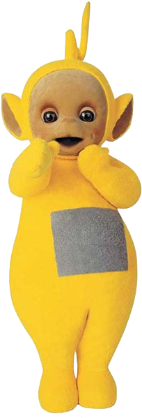 Laa Laa - Printable Teletubbies (590x640), Png Download