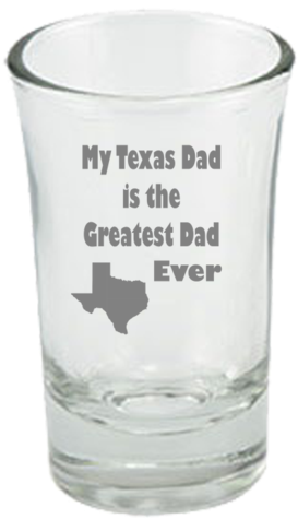 Texas Dads Will Love This Shot Glass For Father's Day - Tequila Shot Glass (480x480), Png Download