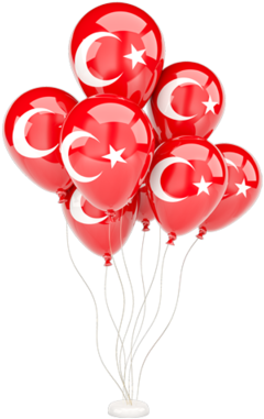 Illustration Of Flag Of Turkey - Portugal Balloons (640x480), Png Download