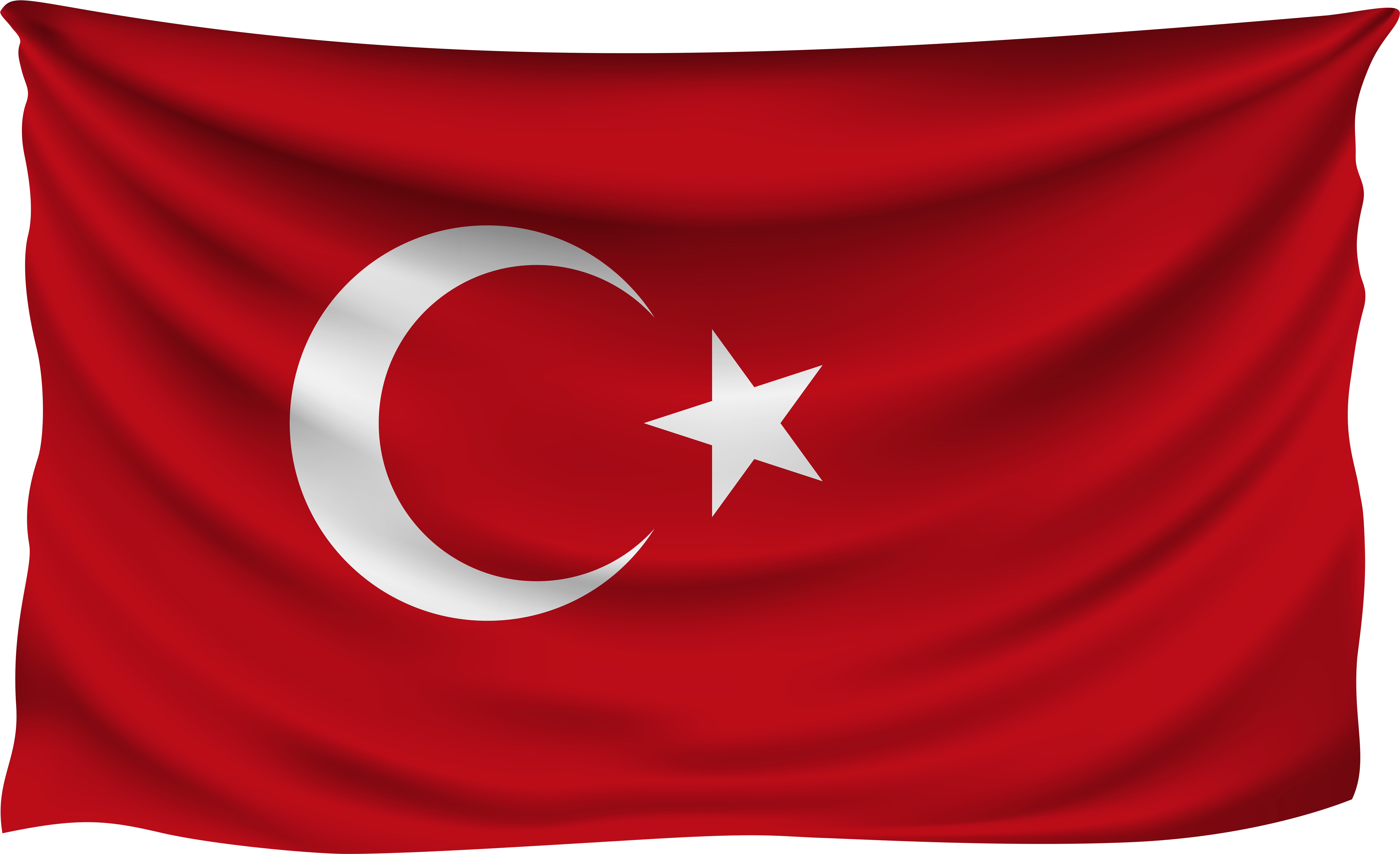 Turkey Flag Png (8000x4940), Png Download