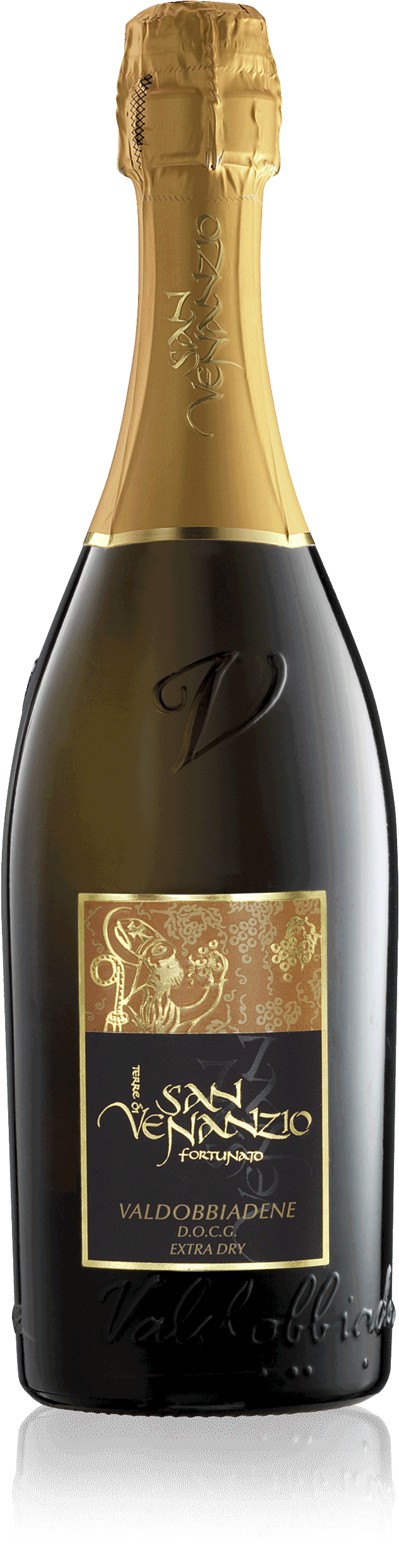 Valdobbiadene Prosecco Superiore Extra Dry (1400x2585), Png Download