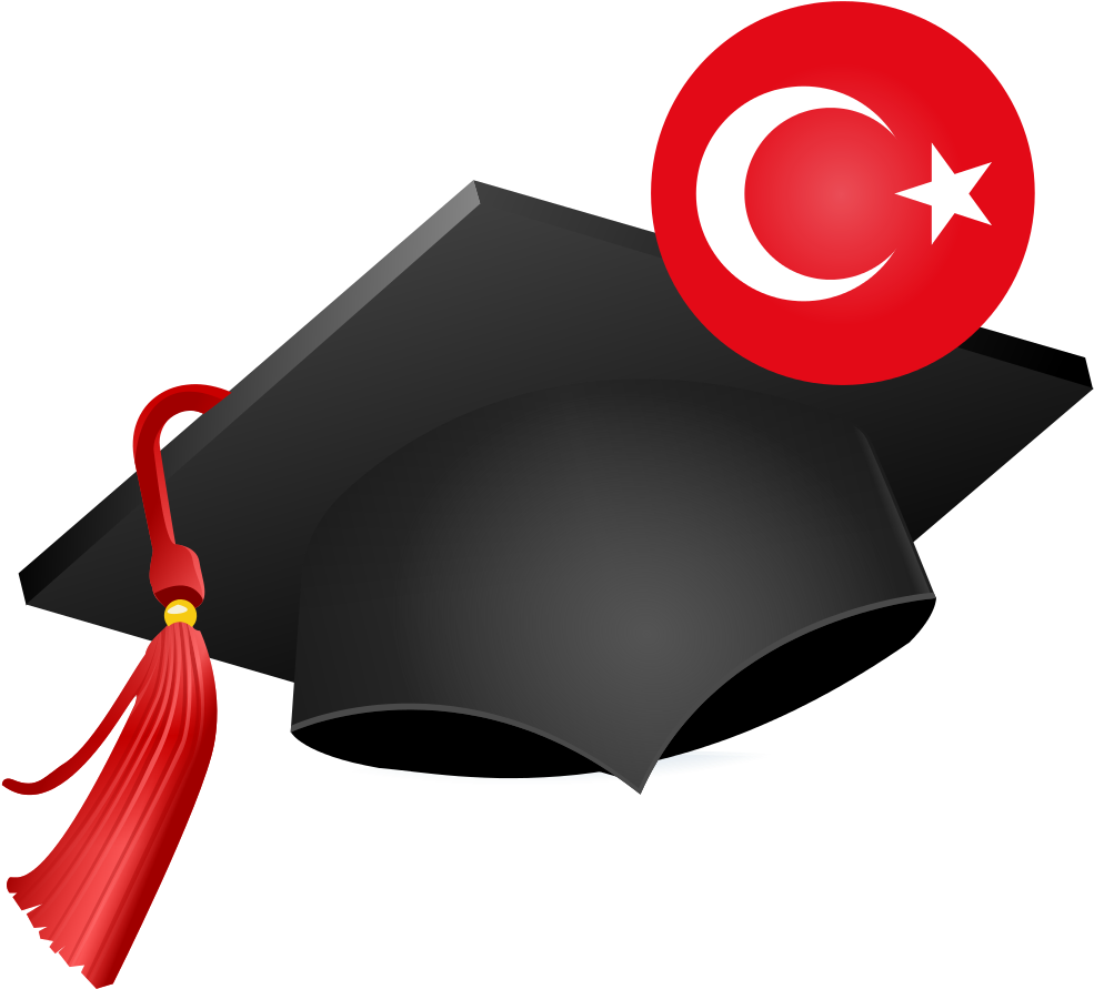 Graduation Hat With Turkish Flag - No College (1024x1024), Png Download