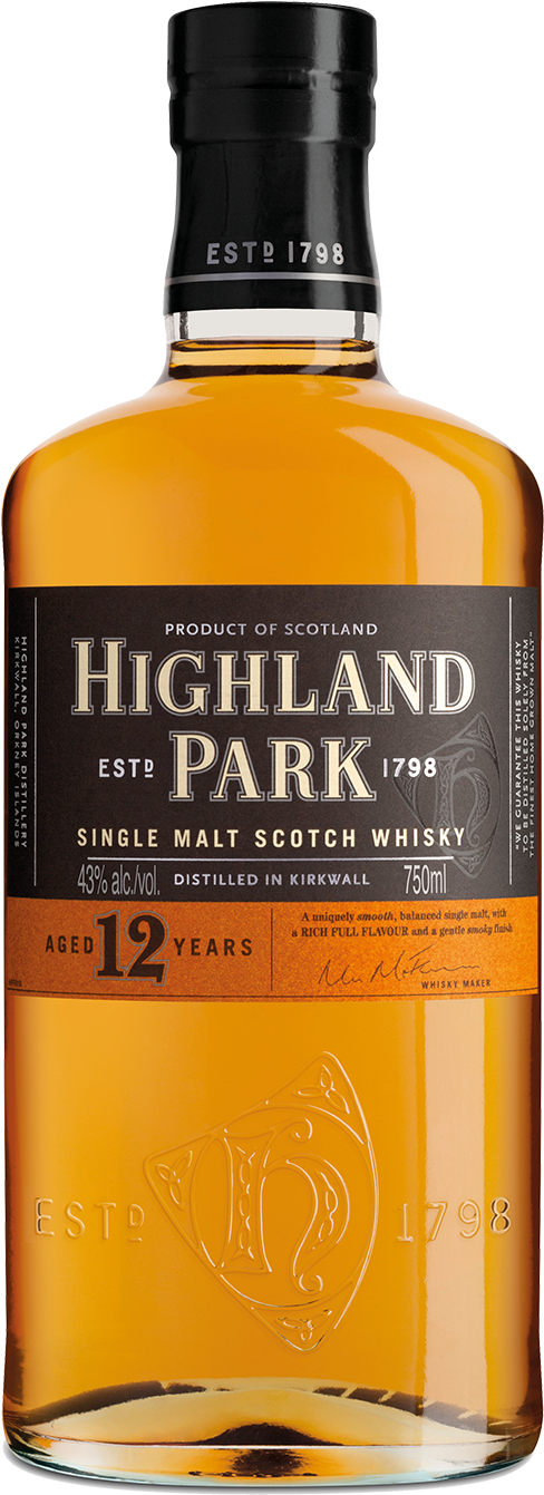 Photo Credit Edrington - Highland Park 12 Year Old (1000x1500), Png Download