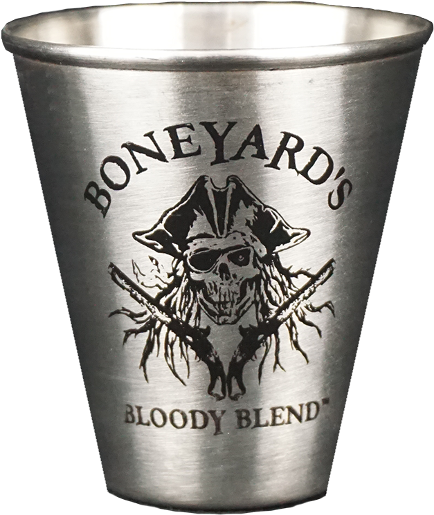 5 Oz Stainless Steel Shot Glass - Pint Glass (700x800), Png Download