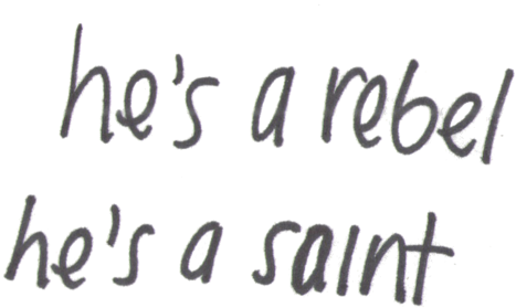 Overlay, Rebel, And Saint Image - Png Transparent Tumblr Handwriting (500x319), Png Download