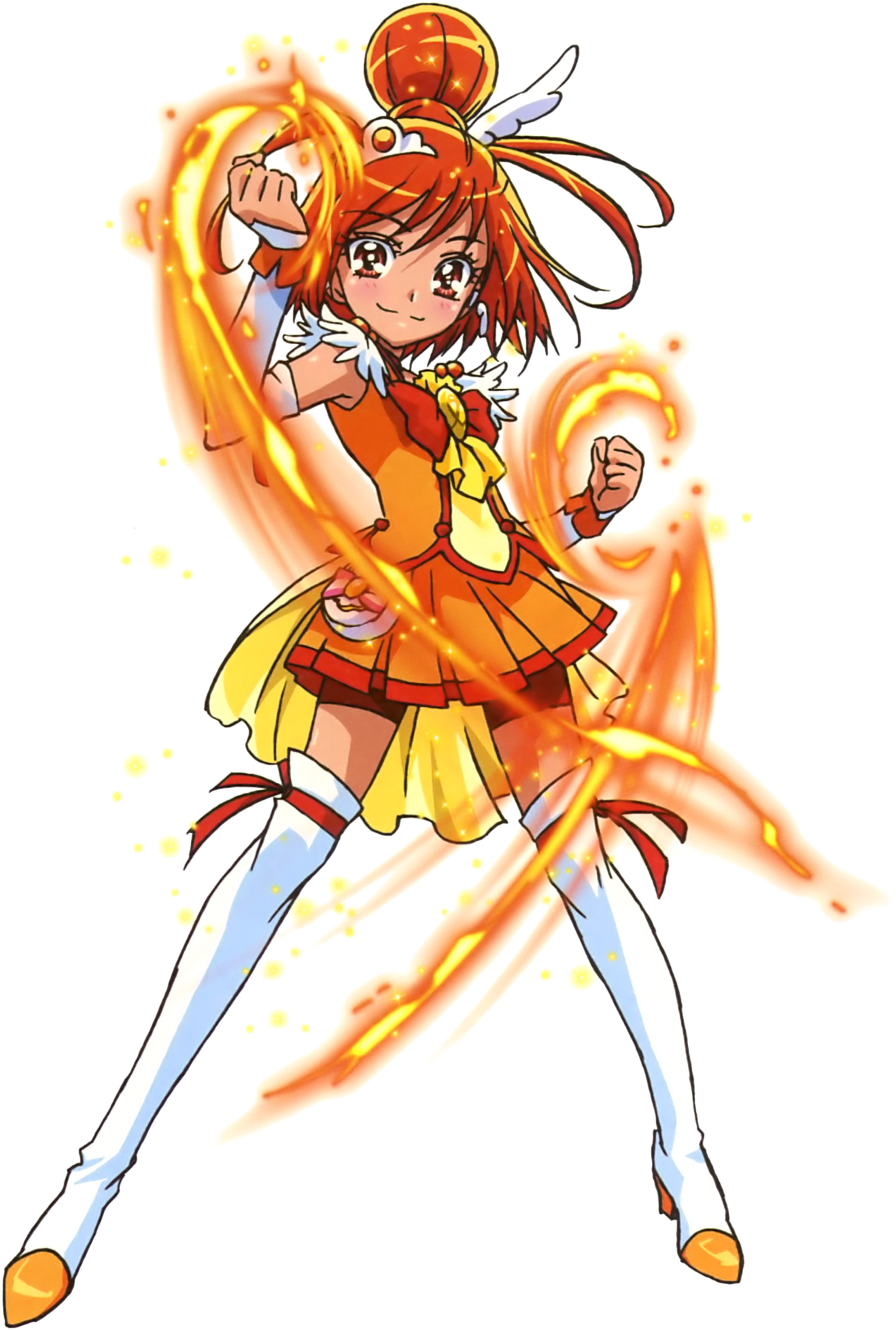 Cure Sunny Pose5 - Pretty Cure (1332x1972), Png Download
