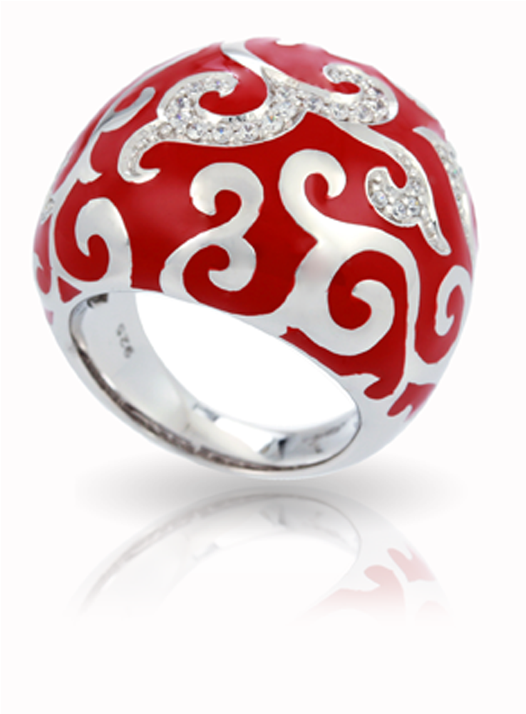 Belle Etoile Royale Blue Enamel Ring (1000x1000), Png Download